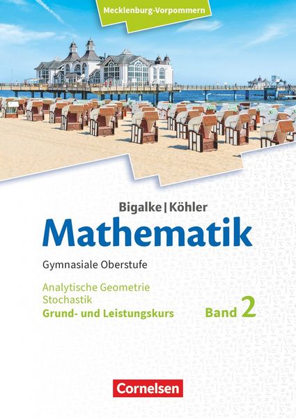 Produktbild: Mathematik.Band 2. Analytische Geometrie und Stochastik. Grund- und Leistungskurs. Mecklenburg-Vorpommern