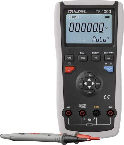Produktbild: VOLTCRAFT TK-1000 Kalibrator Temperatur, Spannung
