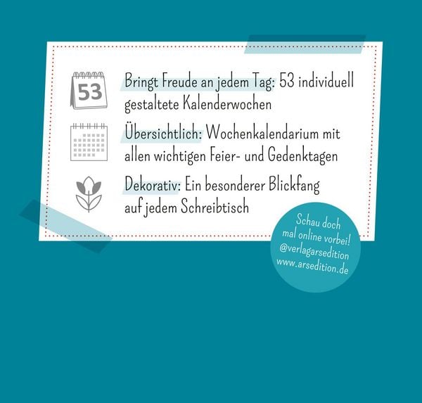 Produktbild: Mini-Wochenkalender Ich w&uuml;nsch dir was 2027