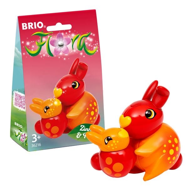 Produktbild: BRIO Flora - 36216 Zinnia & Peach | Spielfiguren f&uuml;r endlosen fantasievollen Spielspa&szlig; f&uuml;r M&auml;dchen und Jungen ab 3 Jahren - wundersch&ouml;nes Geschenk