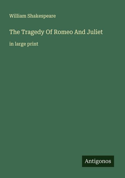 Produktbild: The Tragedy Of Romeo And Juliet