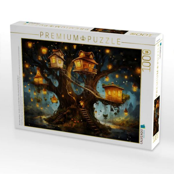 Produktbild: CALVENDO Puzzle Die wilden Nachbarn - Sie leben in dem hohlen Baum. Ganz ohne Korb, doch mit viel Raum! | 1000 Teile Lege-Gr&ouml;&szlig;e 64x48cm Foto-Puzzle f&uuml;