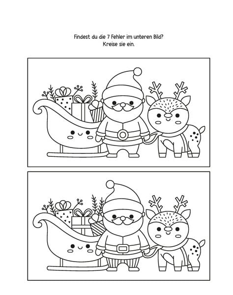 Produktbild: Mein R&auml;tsel-Mal-Spa&szlig; Weihnachten