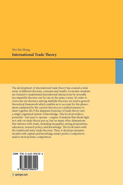 Produktbild: International Trade Theory