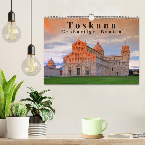Produktbild: Toskana - Gro&szlig;arige Bauten (Wandkalender 2026 DIN A4 quer), CALVENDO Monatskalender