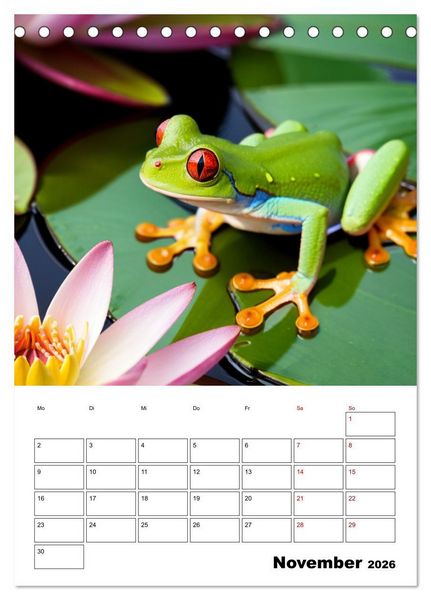Produktbild: Mit Tieren hinein in das neue Jahr (Tischkalender 2026 DIN A5 hoch), CALVENDO Monatskalender