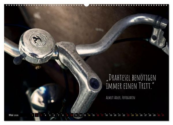 Produktbild: Velo Kunst (Wandkalender 2026 DIN A2 quer), CALVENDO Monatskalender