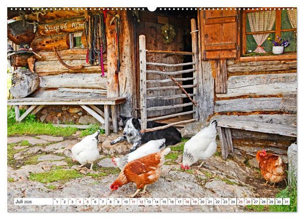 Produktbild: Almen im S&uuml;dtiroler Ultental (Wandkalender 2026 DIN A2 quer), CALVENDO Monatskalender
