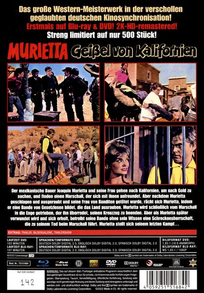 Produktbild: Murietta - Limited Deluxe Edition - 500 St&uuml;ck - Cover B