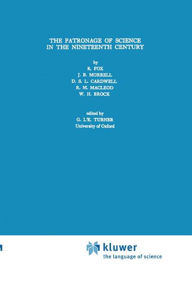 Produktbild: The Patronage of Science in the Nineteenth Century