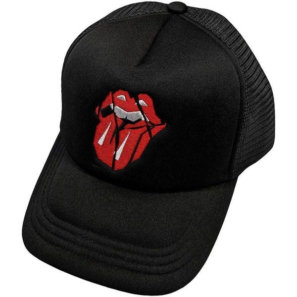 RollingStones Mesh-Back Cap, 'Hackney Diamonds Shards Logo', Farbe: schwarz (Fan