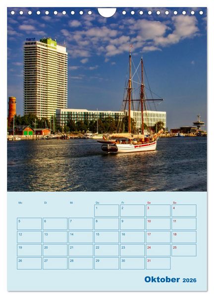 Produktbild: Priwall bei Travem&uuml;nde &ndash; Terminplaner (Wandkalender 2026 DIN A4 hoch), CALVENDO Monatskalender