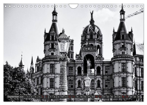 Produktbild: Ein Blick auf Schwerin (Wandkalender 2026 DIN A4 quer), CALVENDO Monatskalender