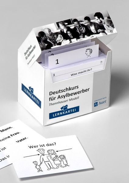 Produktbild: Lernkartei Deutschkurs f&uuml;r Asylbewerber