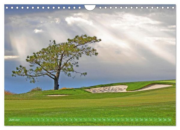 Produktbild: Golfparadiese der Welt (Wandkalender 2027 DIN A4 quer), CALVENDO Monatskalender