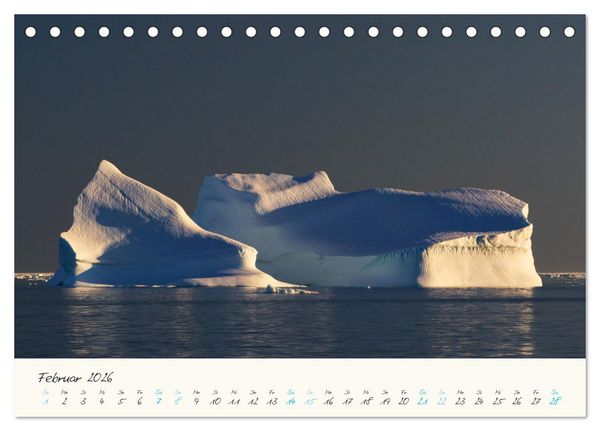 Produktbild: Faszination Eis - In den Fjorden Ostgr&ouml;nlands (Tischkalender 2026 DIN A5 quer), CALVENDO Monatskalender