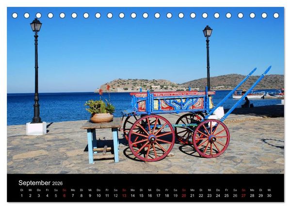 Produktbild: Griechenland - Insel Kreta (Tischkalender 2026 DIN A5 quer), CALVENDO Monatskalender