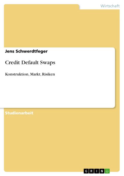 Produktbild: Credit Default Swaps