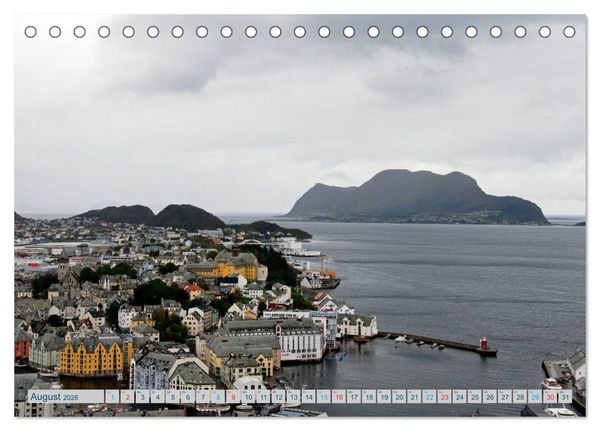 Produktbild: Norwegen - Hurtigruten (Tischkalender 2026 DIN A5 quer), CALVENDO Monatskalender