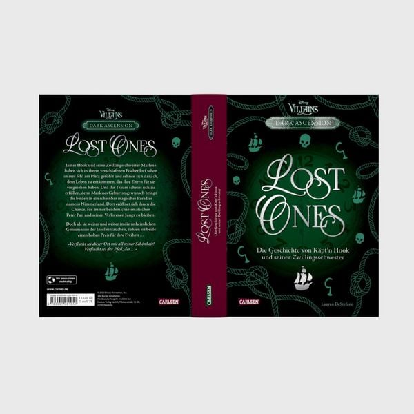 Produktbild: Disney Villains &ndash; Dark Ascension 2: LOST ONES &ndash; Die Geschichte von K&auml;pt'n Hook und seiner Zwillingsschwester
