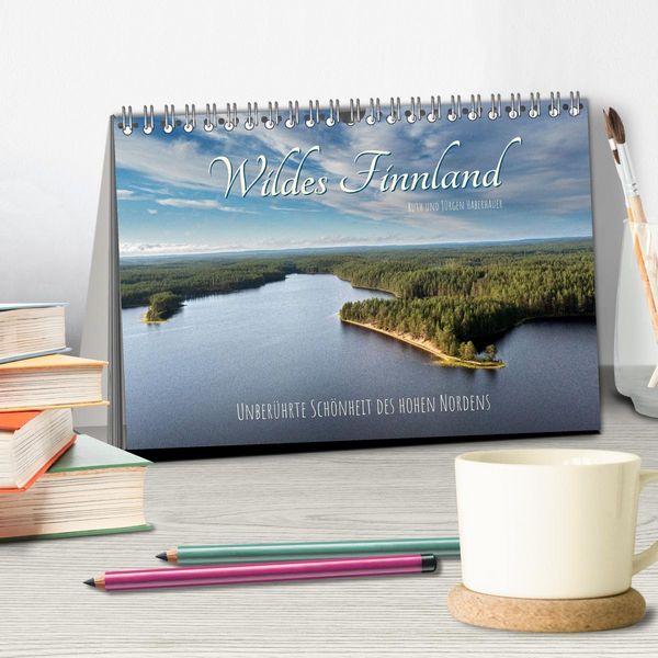 Produktbild: Wildes Finnland (Tischkalender 2026 DIN A5 quer), CALVENDO Monatskalender