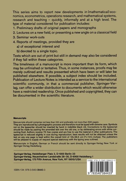 Produktbild: Inventory-Production Theory