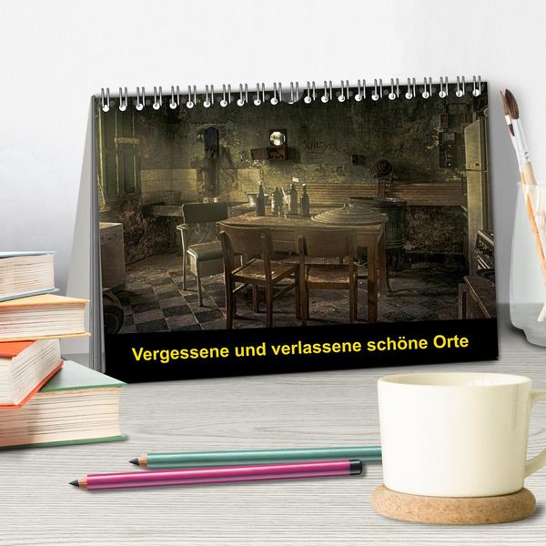 Produktbild: Vergessene und verlassene sch&ouml;ne Orte (Tischkalender 2026 DIN A5 quer), CALVENDO Monatskalender