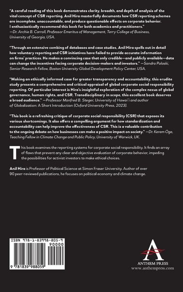 Produktbild: The Smoke and Mirrors Game of Global CSR Reporting