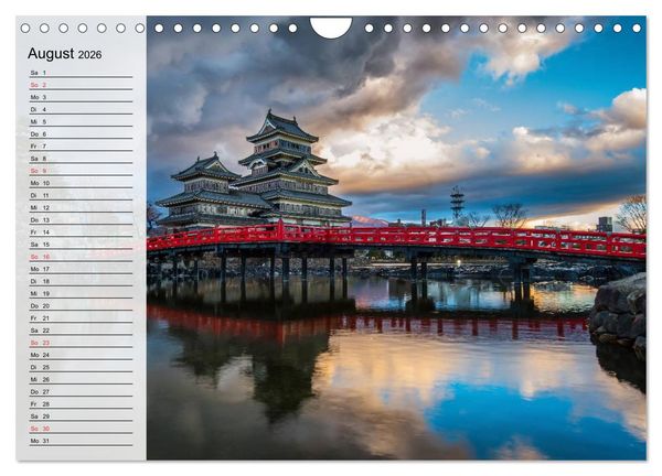 Produktbild: Japan. Im Land der aufgehenden Sonne (Wandkalender 2026 DIN A4 quer), CALVENDO Monatskalender