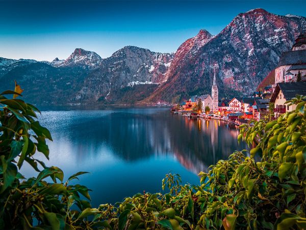 Produktbild: CALVENDO Puzzle Hallstatt am Morgen | 1000 Teile Lege-Gr&ouml;&szlig;e 64x48cm Foto-Puzzle f&uuml;r gl&uuml;ckliche Stunden