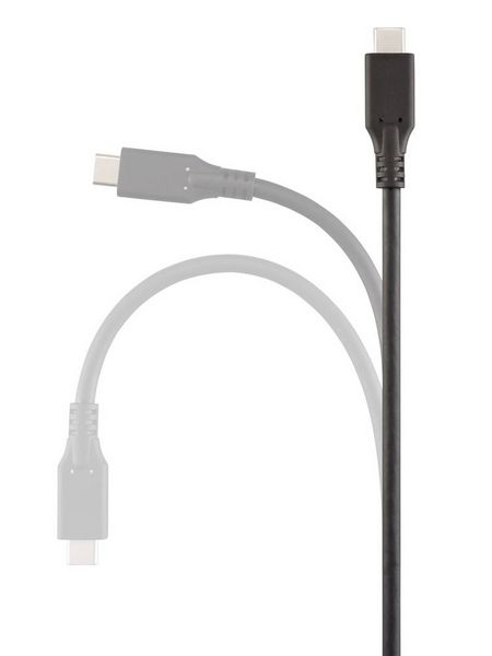 Produktbild: Renkforce USB-Kabel USB4&reg; USB-C&reg; Stecker 1.00m Schwarz RF-6830438