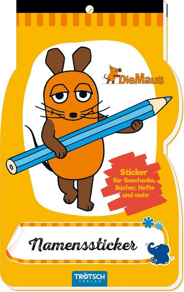 Produktbild: Tr&ouml;tsch Die Maus Namenssticker
