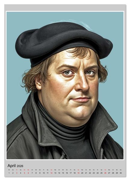 Produktbild: Portr&auml;ts nach Gem&auml;lden ber&uuml;hmter Renaissancek&uuml;nstler (Wandkalender 2026 DIN A3 hoch), CALVENDO Monatskalender