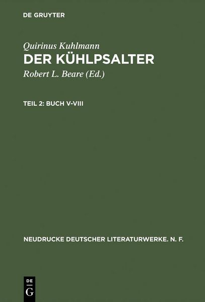 Produktbild: Buch V-Viii