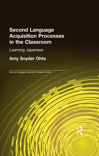Produktbild: Second Language Acquisition Processes in the Classroom