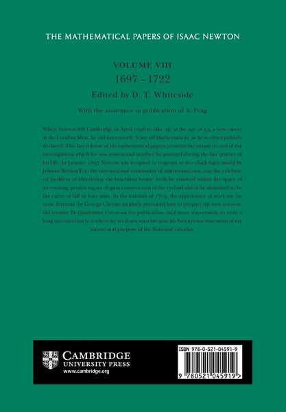 Produktbild: The Mathematical Papers of Isaac Newton
