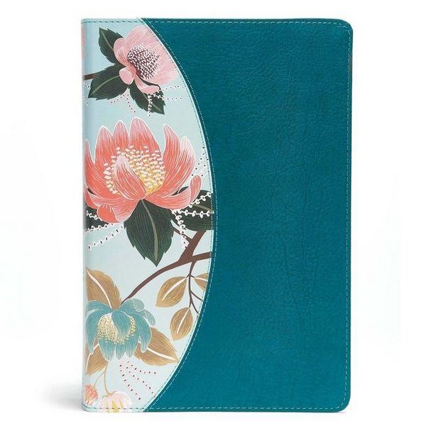 Produktbild: The CSB Study Bible for Women, Teal/Sage Leathertouch, Indexed