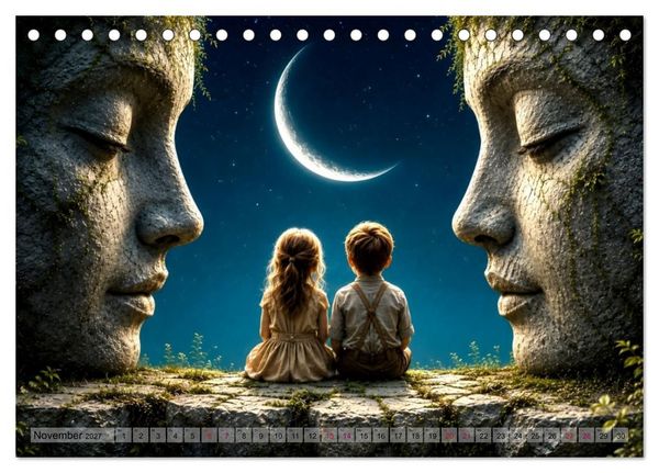 Produktbild: Vision und Imagination - 12 Bilder aus einer m&ouml;glichen Zukunft (Tischkalender 2027 DIN A5 quer), CALVENDO Monatskalender