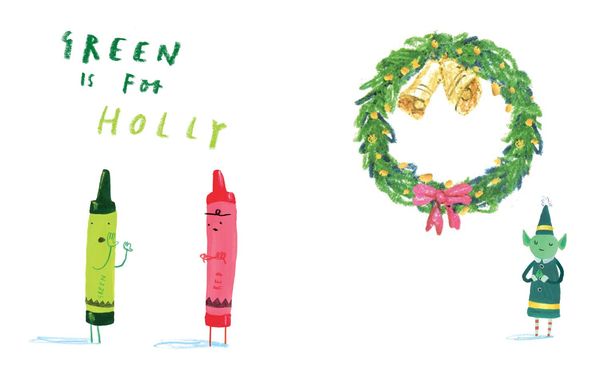 Produktbild: GREEN IS FOR CHRISTMAS HB