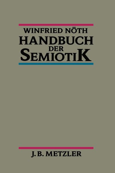 Produktbild: Handbuch der Semiotik