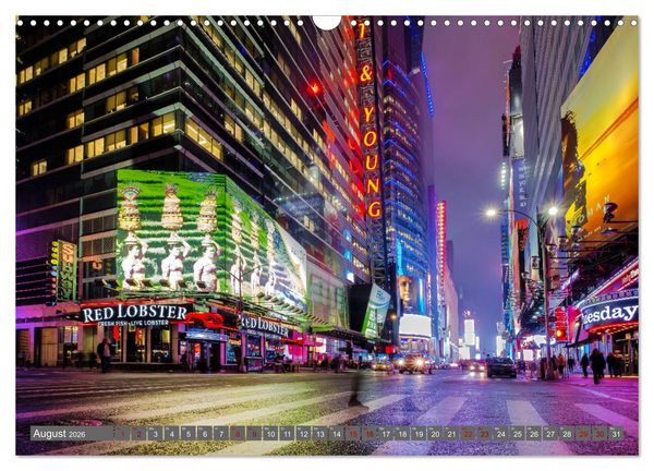 Produktbild: New York City Vibes (Wandkalender 2026 DIN A3 quer), CALVENDO Monatskalender