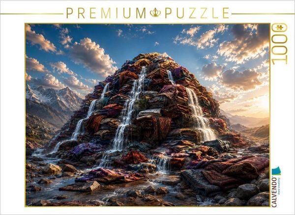 CALVENDO Puzzle Die Stoffberge der Traume | 1000 Teile Lege-Größe 64x48cm Foto-Puzzle für glückliche Stunden