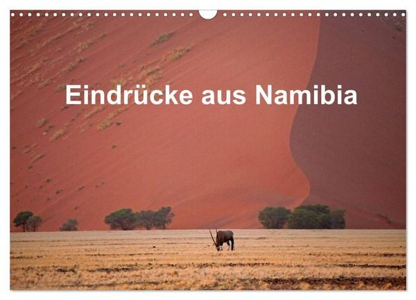 Produktbild: Eindr&uuml;cke aus Namibia (Wandkalender 2026 DIN A3 quer), CALVENDO Monatskalender