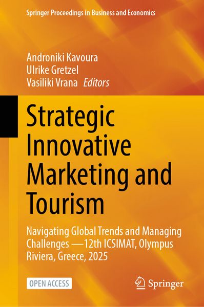 Produktbild: Strategic Innovative Marketing and Tourism