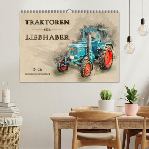 Produktbild: Traktoren f&uuml;r Liebhaber (Wandkalender 2026 DIN A2 quer), CALVENDO Monatskalender