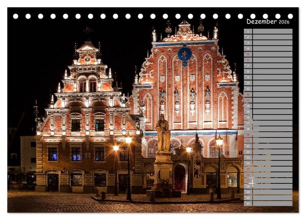Produktbild: Lettland - Streifz&uuml;ge durch das mittlere Baltikum (Tischkalender 2026 DIN A5 quer), CALVENDO Monatskalender