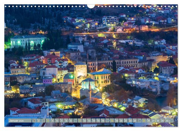 Produktbild: Die Altstadt von Mostar (Wandkalender 2026 DIN A3 quer), CALVENDO Monatskalender