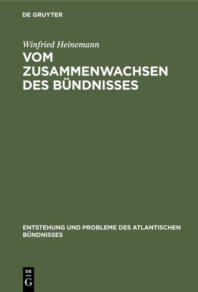 Produktbild: Vom Zusammenwachsen des B&uuml;ndnisses
