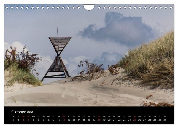 Produktbild: D&auml;nemark - Umgebung von Hvide Sande (Wandkalender 2026 DIN A4 quer), CALVENDO Monatskalender