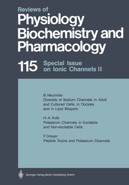 Produktbild: Special Issue on Ionic Channels II